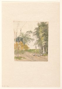 沿路有鸡的风景 作者 彼得·巴塞洛缪斯。理发师