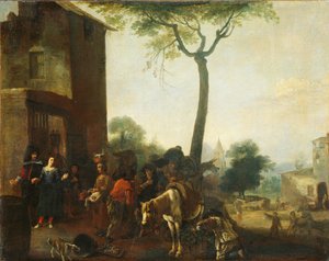 收获葡萄藤 作者 Pieter Bodding van Laer (人)