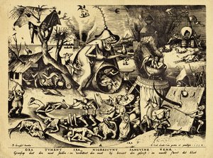 艾拉，由H. Cock雕刻，1558年（木版画） 作者 彼得·布鲁格（Pieter Bruegel）