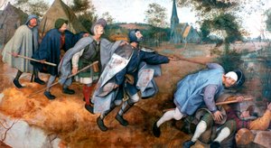 盲人寓言，1568年 作者 彼得·布鲁格（Pieter Bruegel）