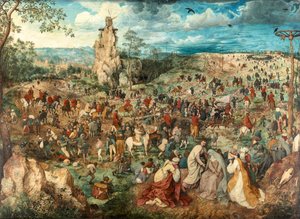 德语: Kreuztragung Christi 前往髑髅地的队伍