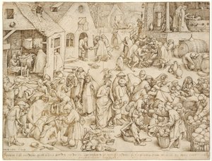 七种美德 3 慈善 作者 彼得·布鲁格（Pieter Brueghel）
