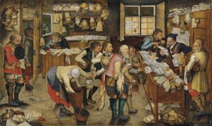 支付什一税（乡村律师） 作者 彼得·布鲁格（Pieter Brueghel）