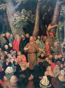 施洗约翰约翰讲道，1604年 作者 彼得·布鲁格（Pieter Brueghel）