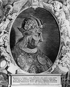 弗雷德里克四世（1415-1493），神圣罗马帝国皇帝的肖像，由Sompel，Pieter van（bc1600）雕刻