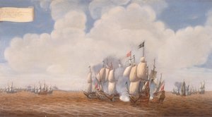 1564年5月31日厄兰岛的第一次战役，17世纪下半叶。