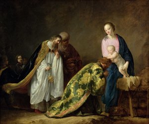 Magi的崇拜》，1638年。