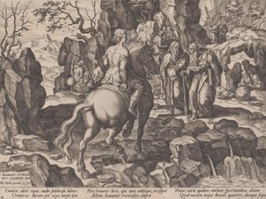 积累知识，出自《人类生活的历程》，1570年。 作者 彼得·弗纽斯
