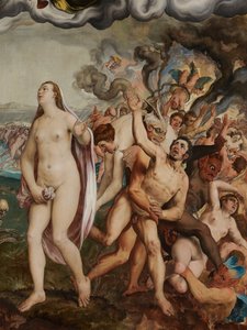 最后审判的细节 作者 彼得·詹斯（Pieter Jansz）。普尔布斯