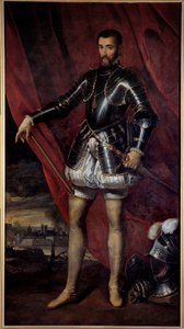 弗朗索瓦·德·洛林全长肖像，德吉斯公爵（1519-1563 年） Pieter Pourbus（1523-1584 年）（ec.flam.）绘画 17 世纪 Nancy，Musee des Beaux Arts