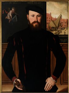 扬·范·艾维维的肖像 作者 彼得·詹斯（Pieter Jansz）。普尔布斯