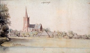 1633 年荷兰阿森德尔夫特的景色，由 Pieter Jansz (1597-1665) 绘制，1633 年巴黎。 荷兰学院