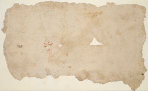 夏甲和天使（正面）；女人脸部素描（背面） 作者 彼得·拉斯特曼