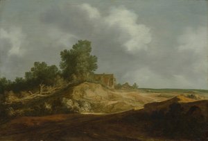 景观与小屋，1629年。