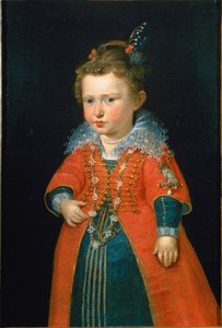 埃莱奥诺拉-冈萨加1598-1655年两岁时，约1600年。