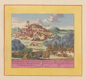 阿尔伯克基围城战，1705 年
1705 年 6 月 10 日，西班牙阿尔伯克基在葡萄牙边界附近的埃尔瓦斯征服了国王卡里尔三世（标题见实物）
战场，从国王查理二世开始。直到查尔斯国王 作者 荷兰和西弗里斯兰州