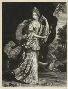 安妮-凯瑟琳-穆伊，布罗格利亚伯爵夫人，饰演女神戴安娜 作者 彼得·申克