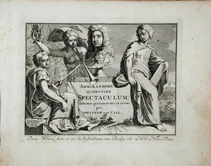 标题页来自《Admirandorum Quadruplex Spectaculum》，作者Jan van Call（1656-1703），1715年前出版（雕刻）。 作者 彼得·申克