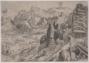马格达莱纳·波尼滕斯（Magdalena Poenitens），由Jan和Lucas van Duetecum制作 作者 彼得老辈（后）布鲁格