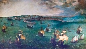 那不勒斯湾战役 作者 彼得·布鲁格（Pieter Bruegel）