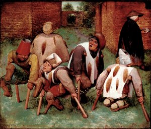 残缺的人物群，butts-de-jatte（屁股）。画家：彼得-勃鲁盖尔（或布鲁盖尔或布鲁盖尔）dit l