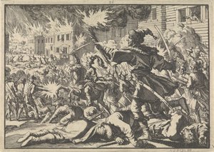 1611年（1698年）在莫斯科人和波兰人之间的莫斯科街头打架