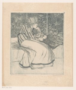 萨尔-沃特斯肖像 作者 Pieter Willem van Baarsel（艺术家签名）