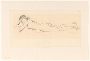 赤身裸体地躺着 作者 彼得·威廉·范巴尔塞尔