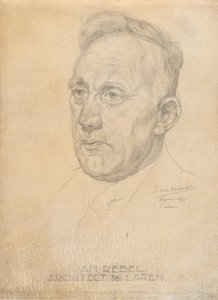 建筑师扬-里贝尔肖像 作者 彼得·威廉·范巴尔塞尔