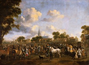 1675年在法尔肯堡的马博览会