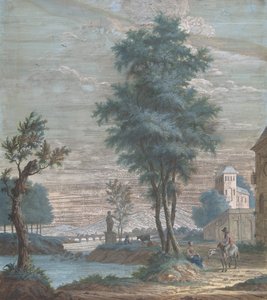 意大利Lanscape，1769年。 作者 彼得·德·格鲁特