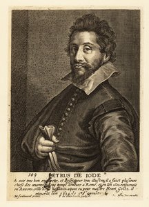 Portrait of Pieter de Jode the Elder, Flemish printmaker, draughtsman, publisher and painter 作者 彼得·二世·乔德