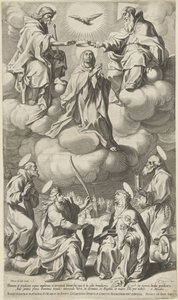 玛丽加冕 作者 Pieter de Jode (I) （归属于）