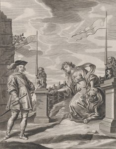 图版6：斐迪南接受根特市的钥匙，摘自Guillielmus Becanus的《Se...》，1636。 作者 彼得·德·乔德二世