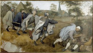 盲人的寓言 - 绘画 作者 彼得·布鲁格（Pieter Bruegel）
