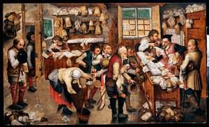 农民交纳什一税 作者 彼得·布鲁格（Pieter Brueghel）