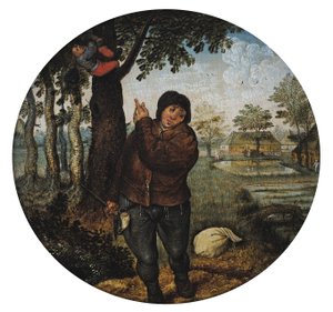 抢劫鸟巢 作者 彼得·布鲁格（Pieter Brueghel）