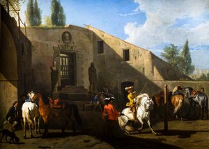 餐厅 作者 彼得·范·布洛门（Pieter van Bloemen）