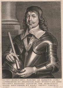 Jacobus Hamiltonius, marchio AB Hamilton, Comes Cambricensis et Aranensis 作者 彼得·范·利塞贝滕