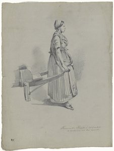 乌特勒支的拉车妇女
Femme du Peuple à Utrecht（物品上的标题）
