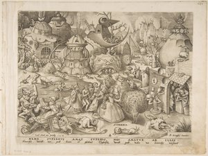 1558年的《七大罪过》中的《傲慢超霸》。