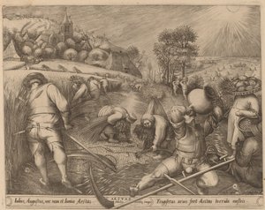 夏天 作者 彼得·范·德·海登（Pieter van der Heyden）仿照老彼得·勃鲁盖尔