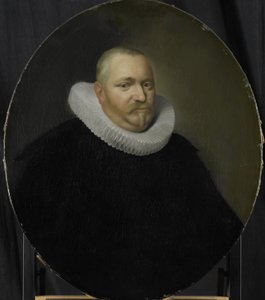 埃沃德·彼得斯·范德霍斯特 (Ewoud Pietersz van der Horst) 肖像，1618 年当选为荷兰东印度公司鹿特丹商会董事