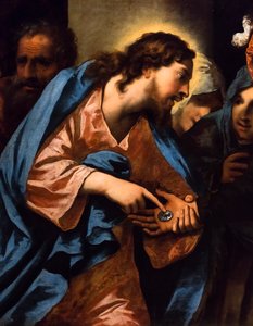 进贡，约 1650/60 年（布面油画） 作者 彼得罗 (1605 78) 德拉维奇亚