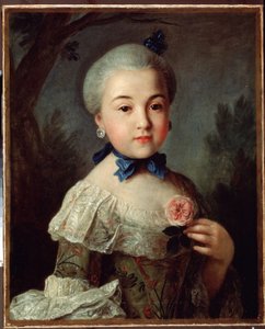 伯爵夫人野蛮人谢列梅捷娃的肖像，1760年 作者 彼得罗·安东尼奥·罗塔里
