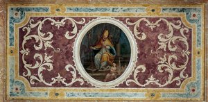 St Geminianus祭坛正面，1727年（scagliola） 作者 彼得罗·巴塔利亚（Pietro Battagliola）