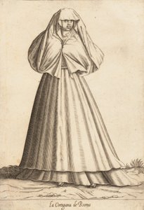 La Cortigiana de Roma Courtesan，约1580年。 作者 彼得罗·贝尔泰利。