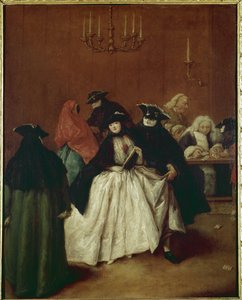 Il Ridotto（威尼斯圣莫伊兹宫的私人房间）或Maschere a reduto（Il ridotto o Maschere a 