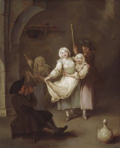 舞蹈》，约1750年。 作者 彼得·隆吉（Pietro Longhi）
