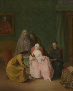 访问，1746年 作者 彼得·隆吉（Pietro Longhi）